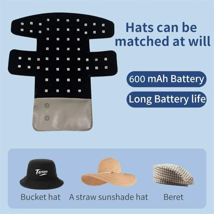 3-in-1 Red Blue Infrared LED Light Therapy Cap factory
